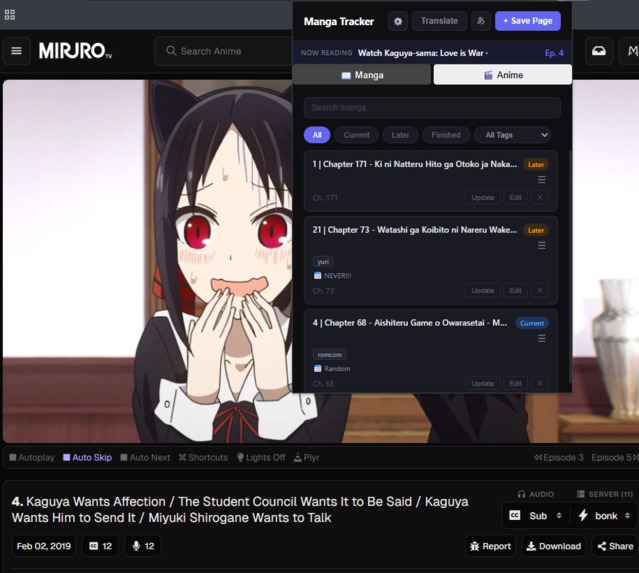 Manga Tracker – screenshot 1
