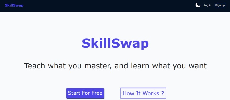 SkillSwap – screenshot 1