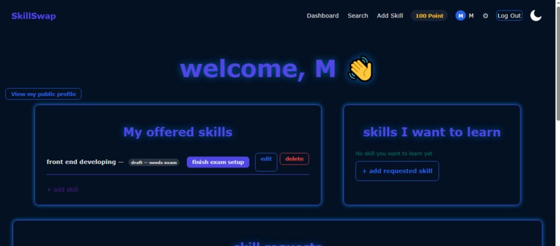 SkillSwap – screenshot 4