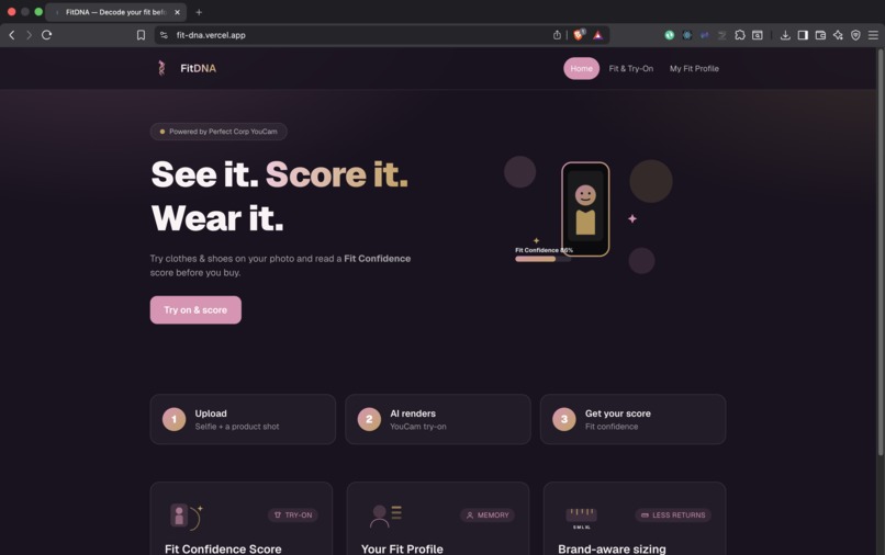 FitDNA – screenshot 1