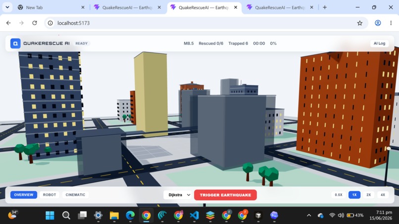 QuakeRescue-AI – screenshot 1