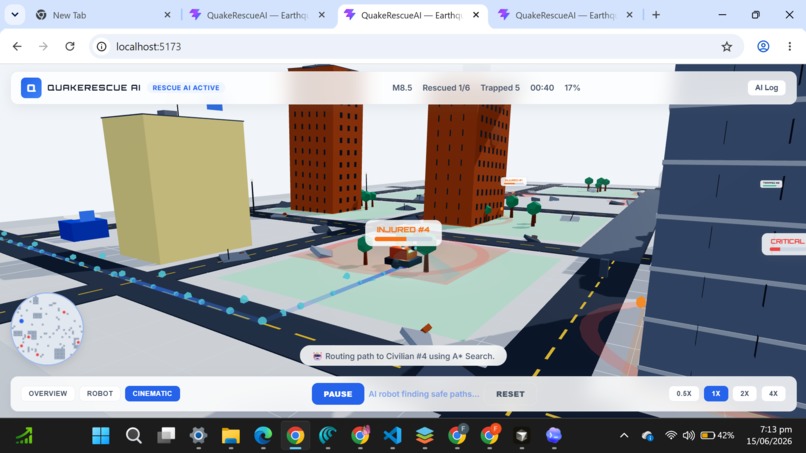 QuakeRescue-AI – screenshot 2