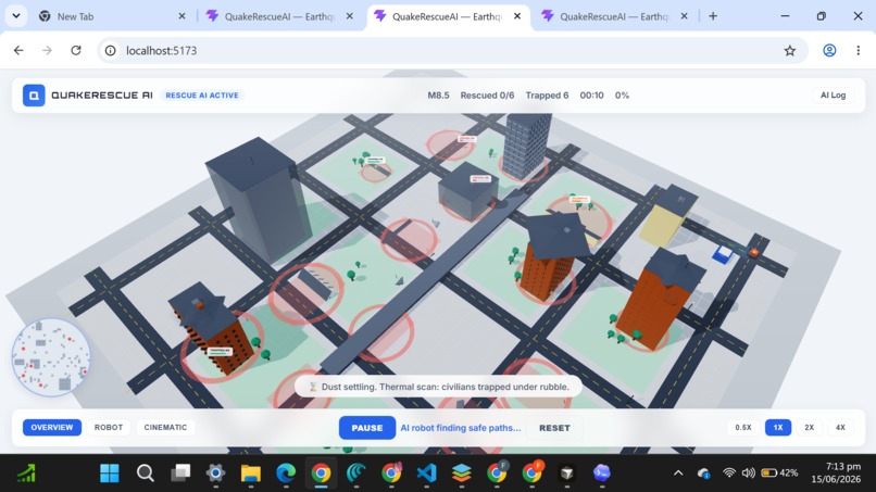 QuakeRescue-AI – screenshot 3