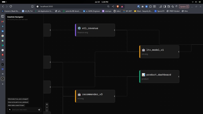 DataHub Navigator – screenshot 2