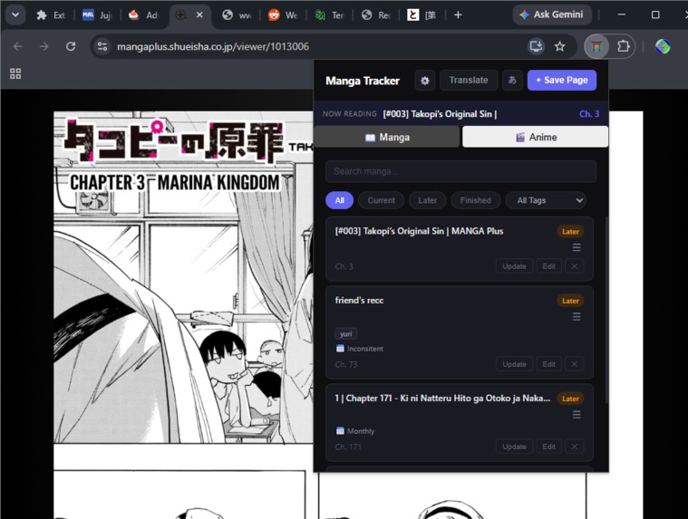 Manga Tracker – screenshot 3