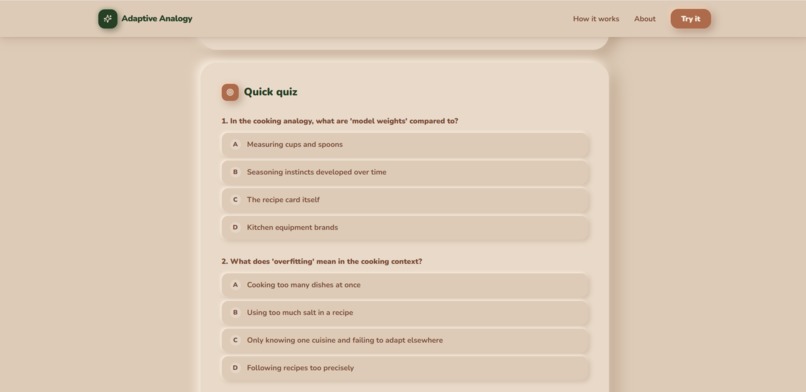 Adaptive Analogy – screenshot 5