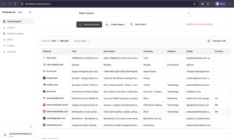 Techleads.fyi – screenshot 2