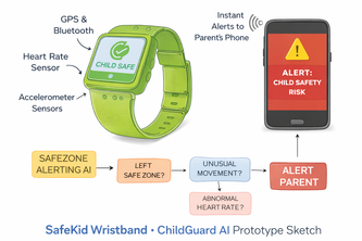  SafeKid Wristband (ChildGuard )