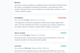 Explica Meu Exame (Explain My Test Results)