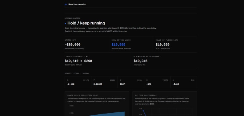 OptionRun – screenshot 4