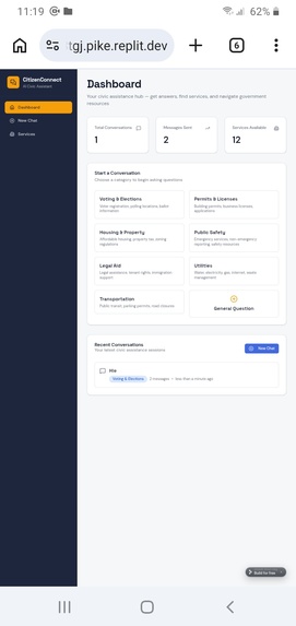 CitizenConnect AI – screenshot 1