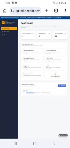 CitizenConnect AI – screenshot 4