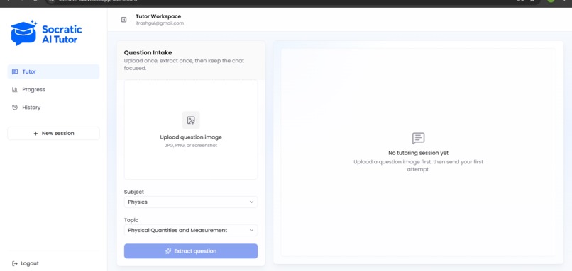 Socratic AI Tutor  – screenshot 2