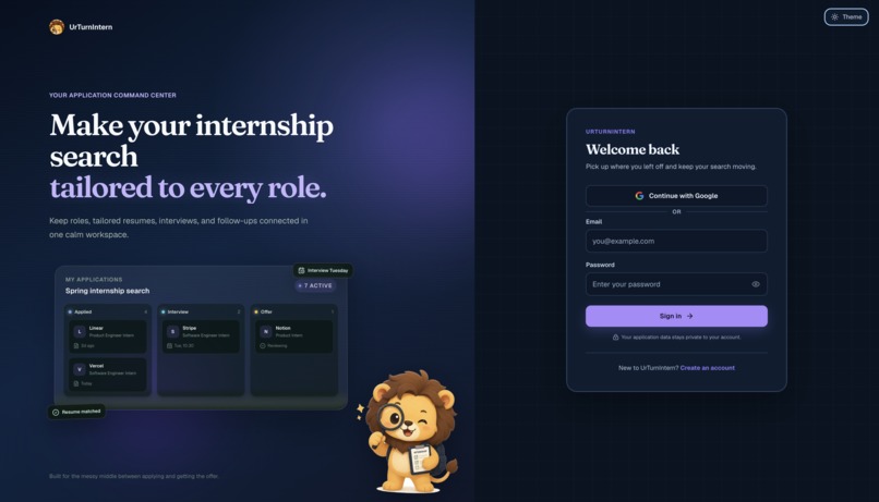 UrTurnIntern – screenshot 1