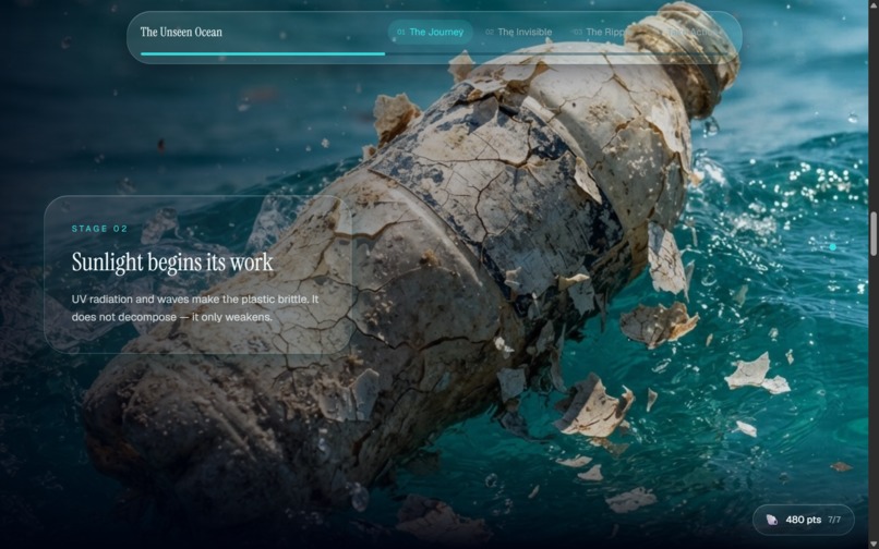 Ocean Micro plastic awareness – screenshot 3