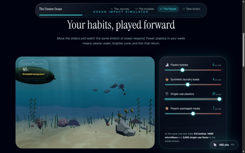 Ocean Micro plastic awareness – screenshot 9