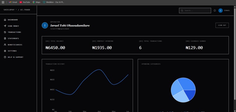 End-to-end fraud detection system – screenshot 6