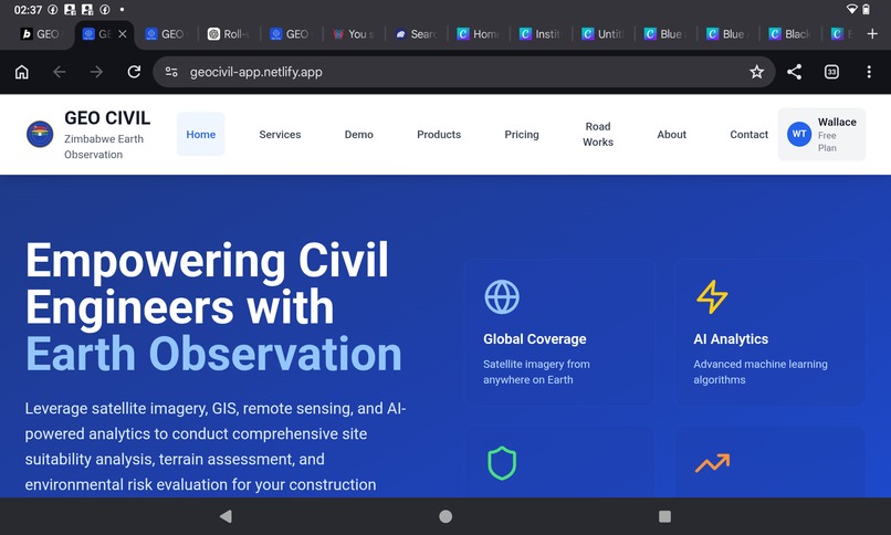 Geocivil zwe  – screenshot 1