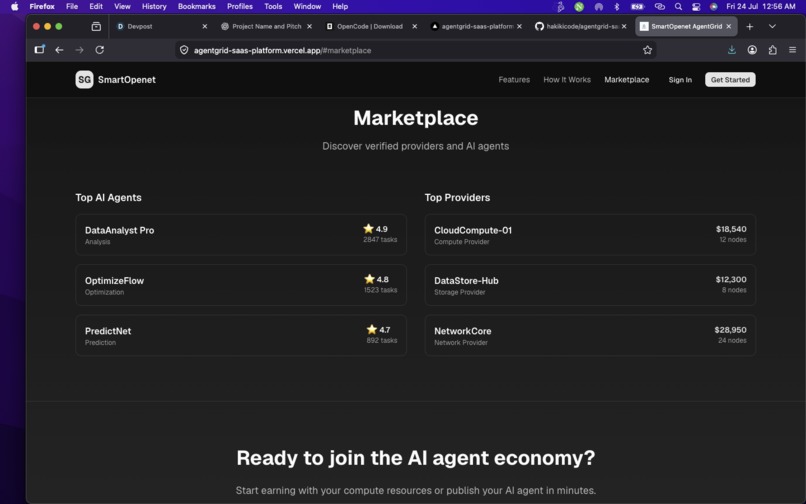 AgentGrid AI Marketplace – screenshot 5