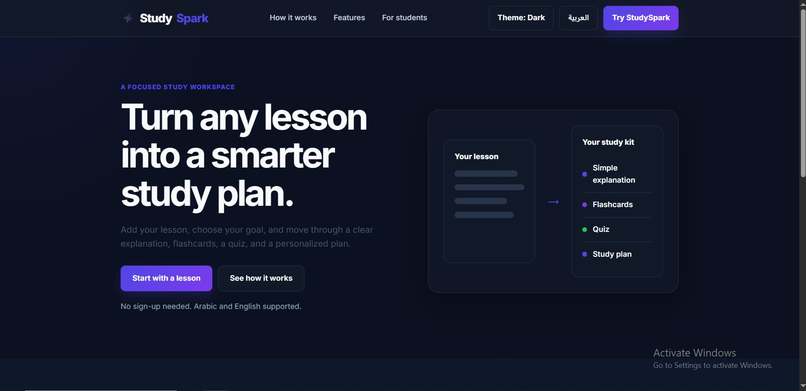 StudySpark AI – screenshot 2