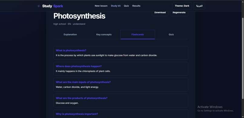 StudySpark AI – screenshot 4