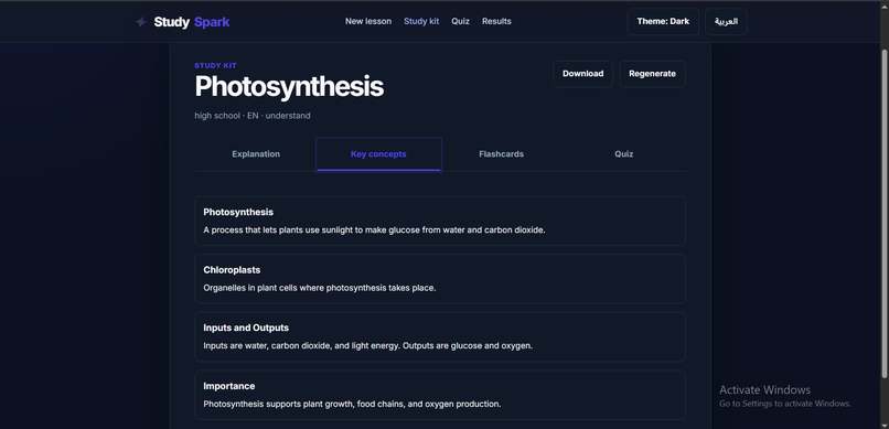 StudySpark AI – screenshot 5