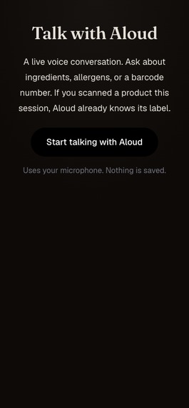 Aloud – screenshot 2