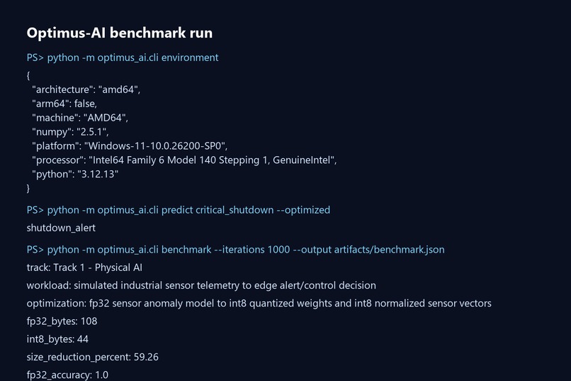 optimus-AI – screenshot 2