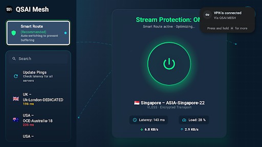QSAI MESH VPN – screenshot 1