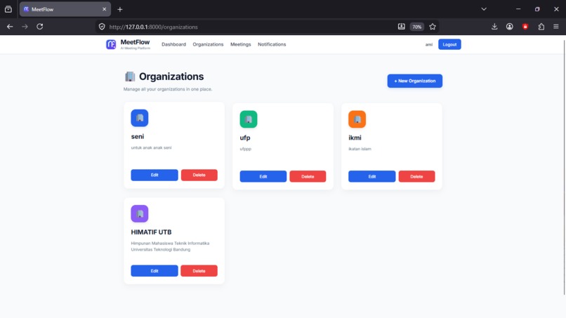 MeetFlow – AI Meeting Management Platform – screenshot 5