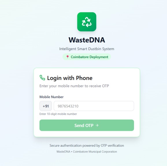 Waste-Management-System – screenshot 1