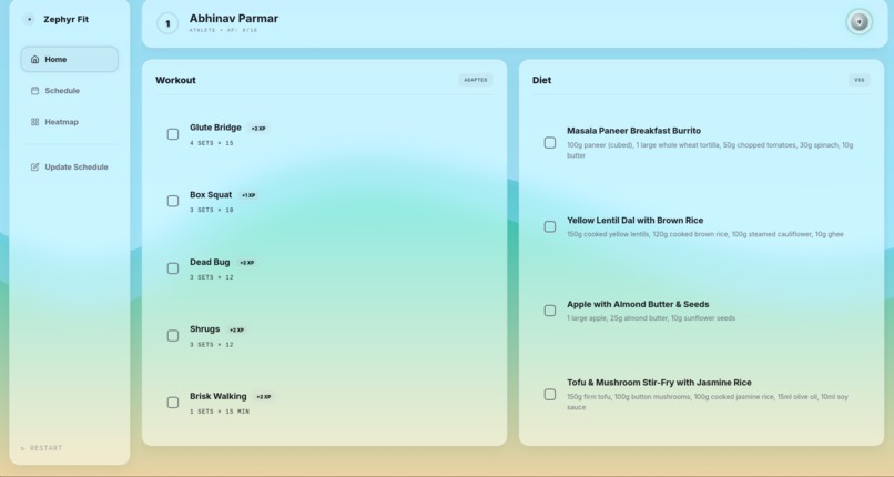 Zephyr -Fit – screenshot 4