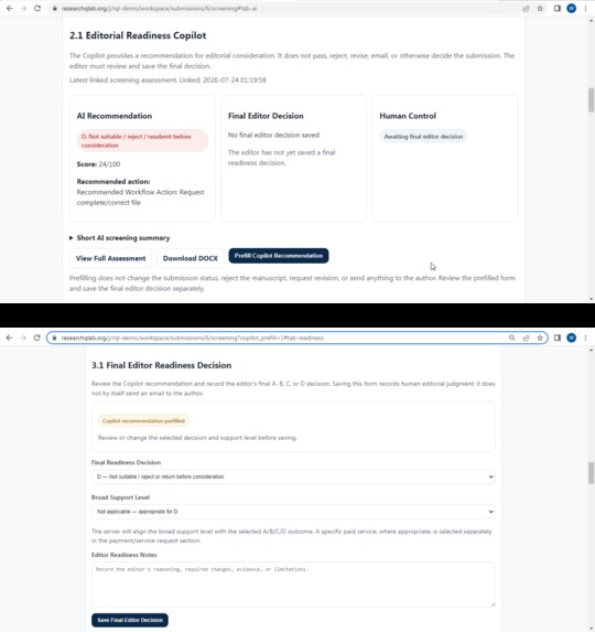 RQL: GPT-5.6 Editorial Readiness and Research Media Copilot – screenshot 8