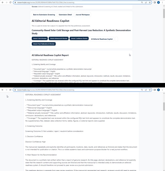 RQL: GPT-5.6 Editorial Readiness and Research Media Copilot – screenshot 6