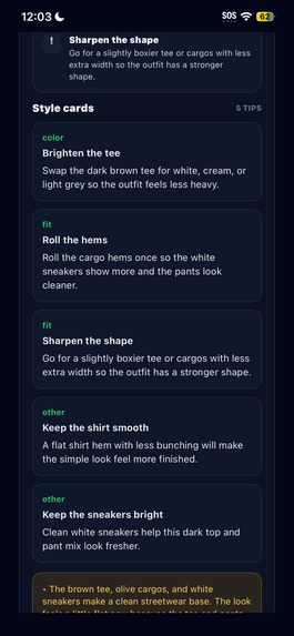 DripMaxx – AI Outfit Feedback Assistant – screenshot 5