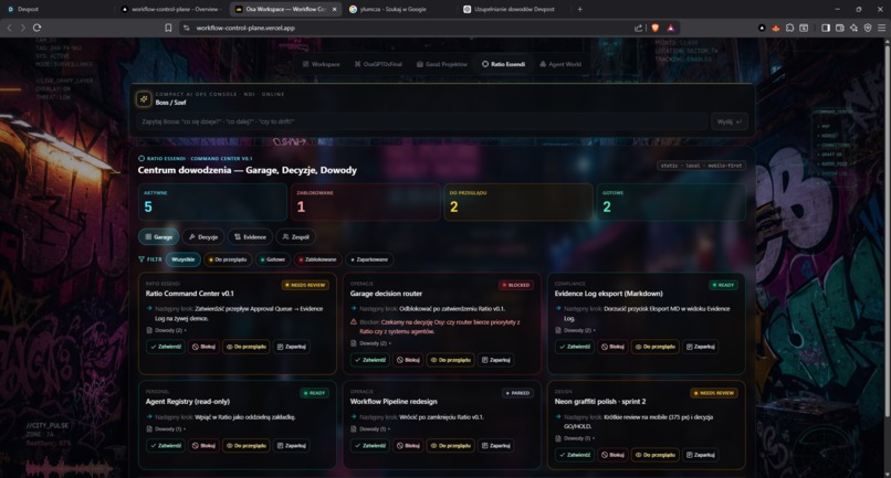 Osa Workspace — Workflow Control Plane – screenshot 3
