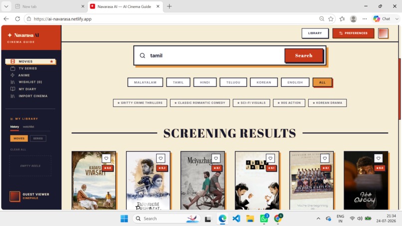 NAVARASA AI – screenshot 1