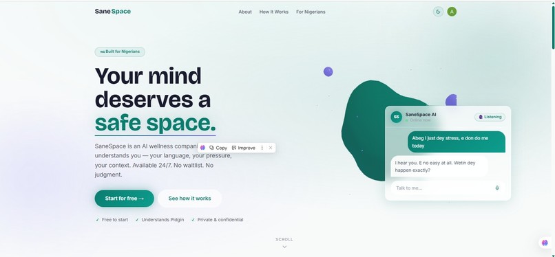 SaneSpaces – screenshot 1