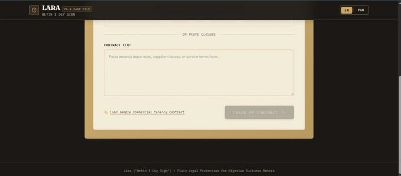 Lara – screenshot 1