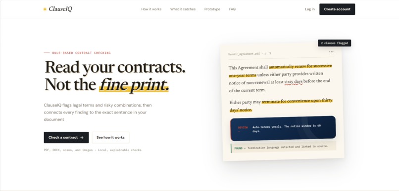 ClauseIQ – screenshot 3