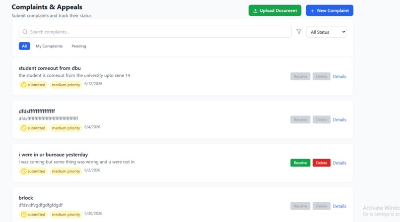 DBU Student Assistant – screenshot 1