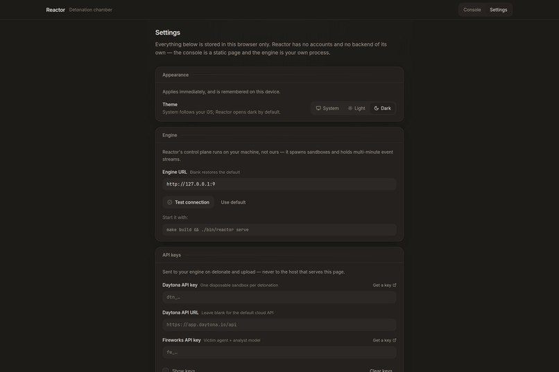 Reactor – screenshot 1