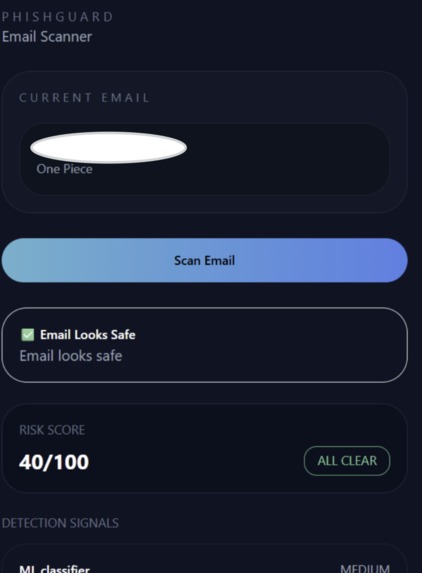 PhishGuard – screenshot 1
