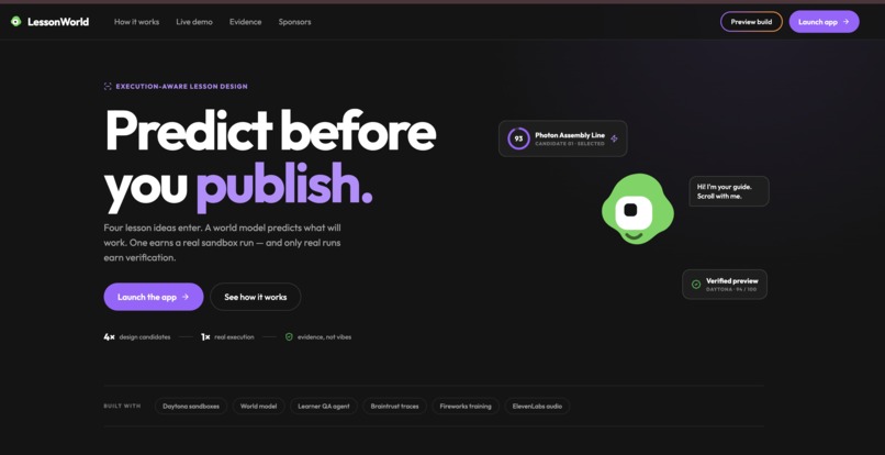 LessonWorld – screenshot 1