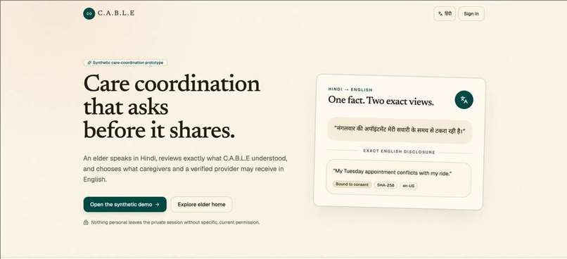 C.A.B.L.E. – screenshot 1