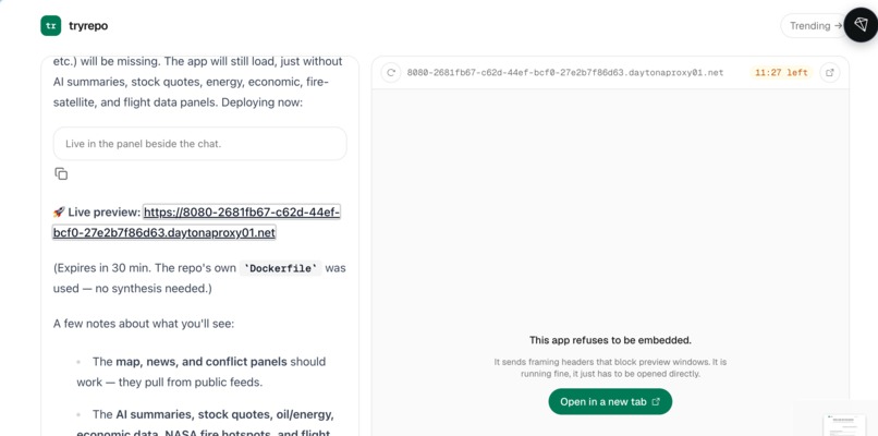 TryRepo – screenshot 3