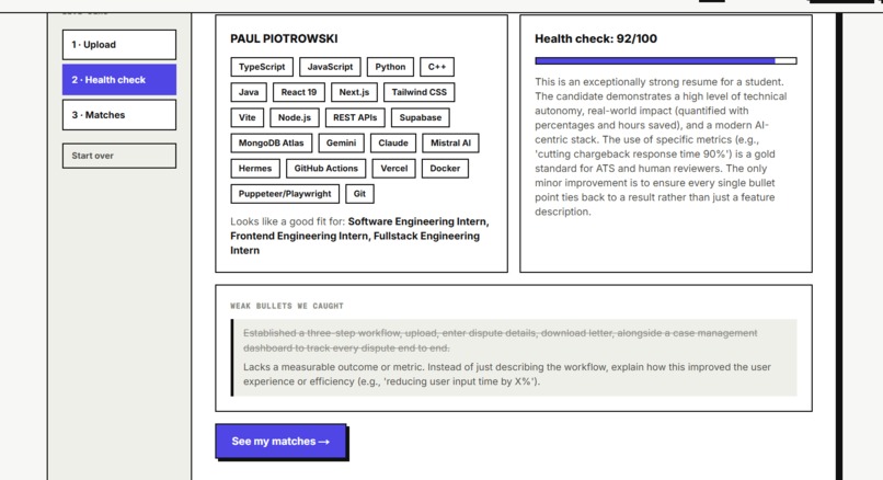 ResumeFit – screenshot 3