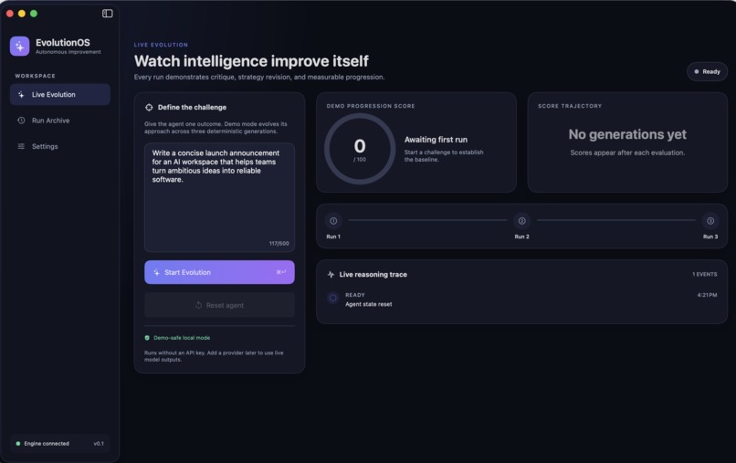 EvolutionOS – screenshot 1