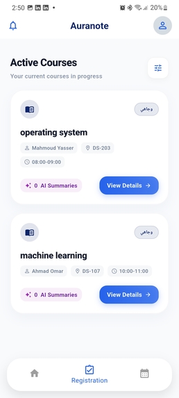 Auranote – AI Academic Assistant – screenshot 1