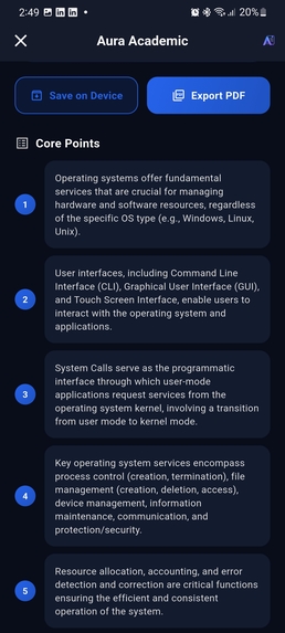 Auranote – AI Academic Assistant – screenshot 4